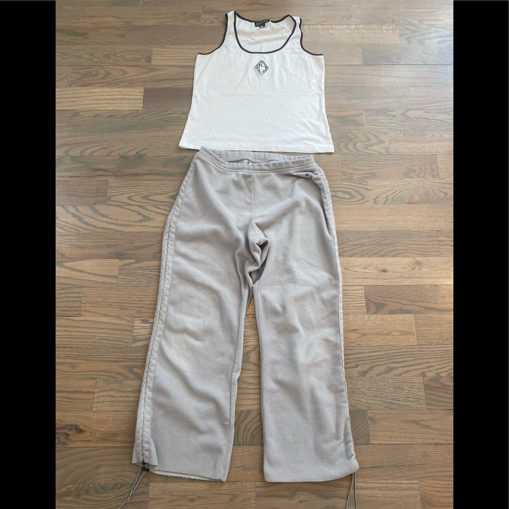 Tommy Hilfiger sleepwear pants size S/Petit & LAUREN Ralph Lauren top size S